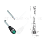 Female cordset V1-G-2M-PUR